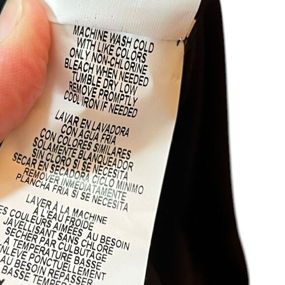 Annalee + Hope Ruffle Sleeve Black Dress, Size L - Picture 9 of 9